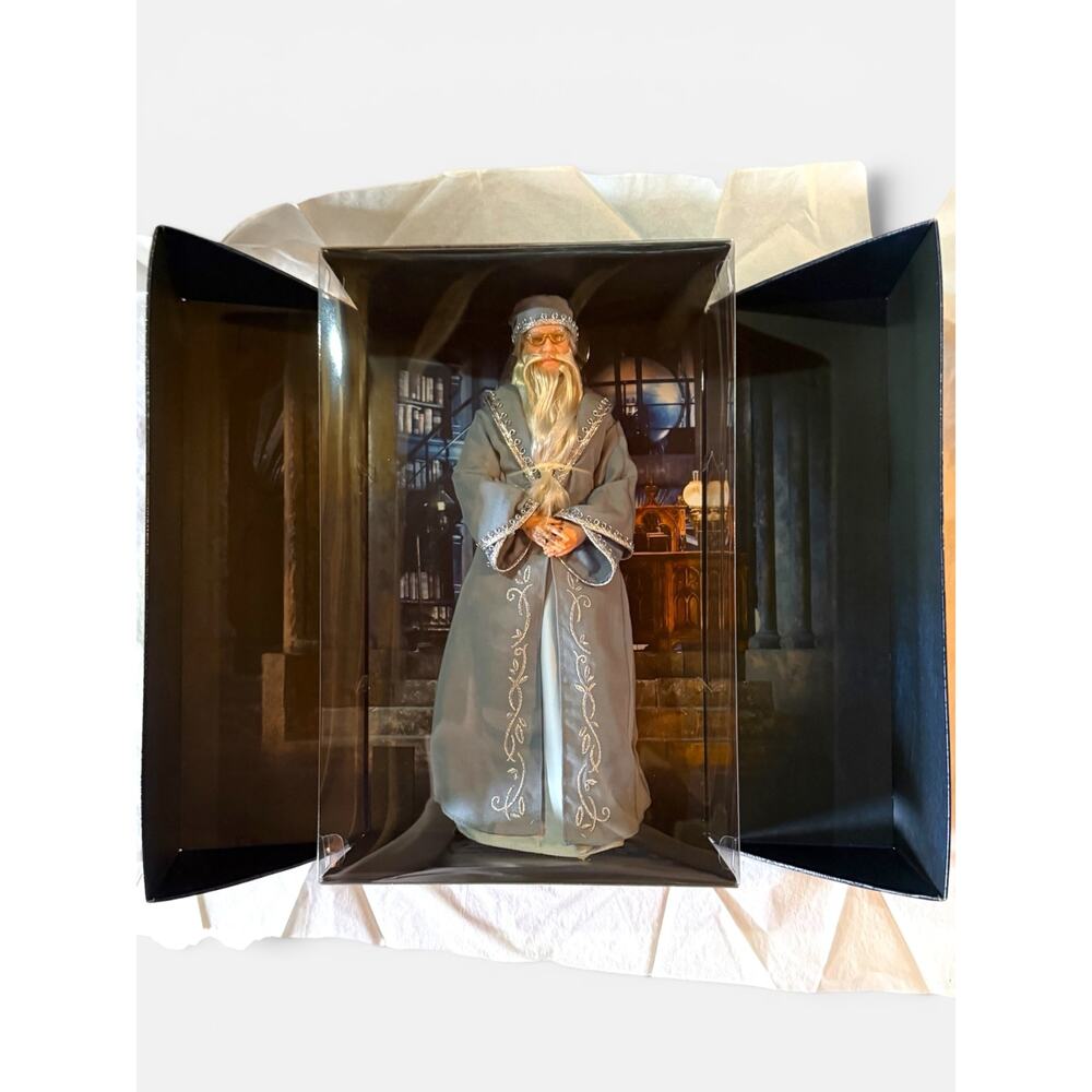 NRFB Albus Dumbledore Collector Doll HND83 Harry Potter Mattel MINT Wizard - Picture 2 of 13